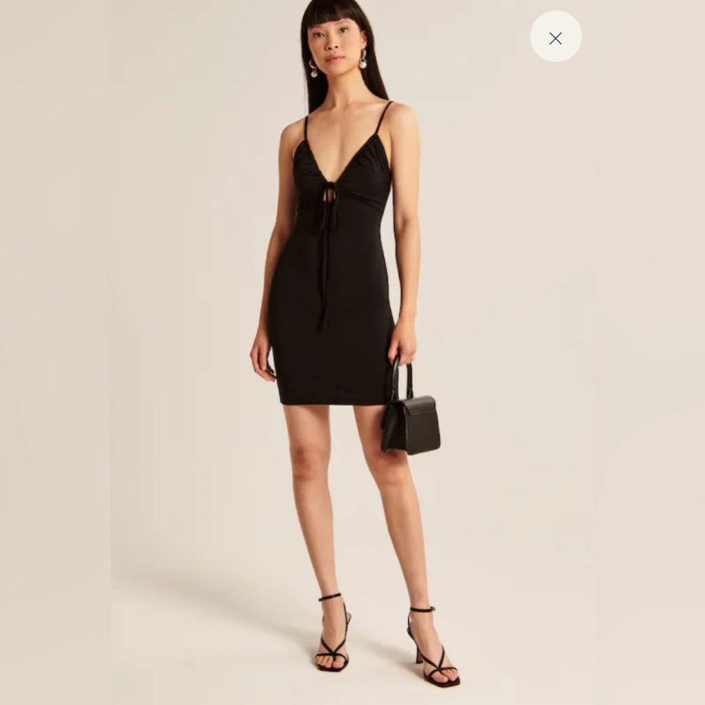 NWT Abercrombie & fitch black dress m